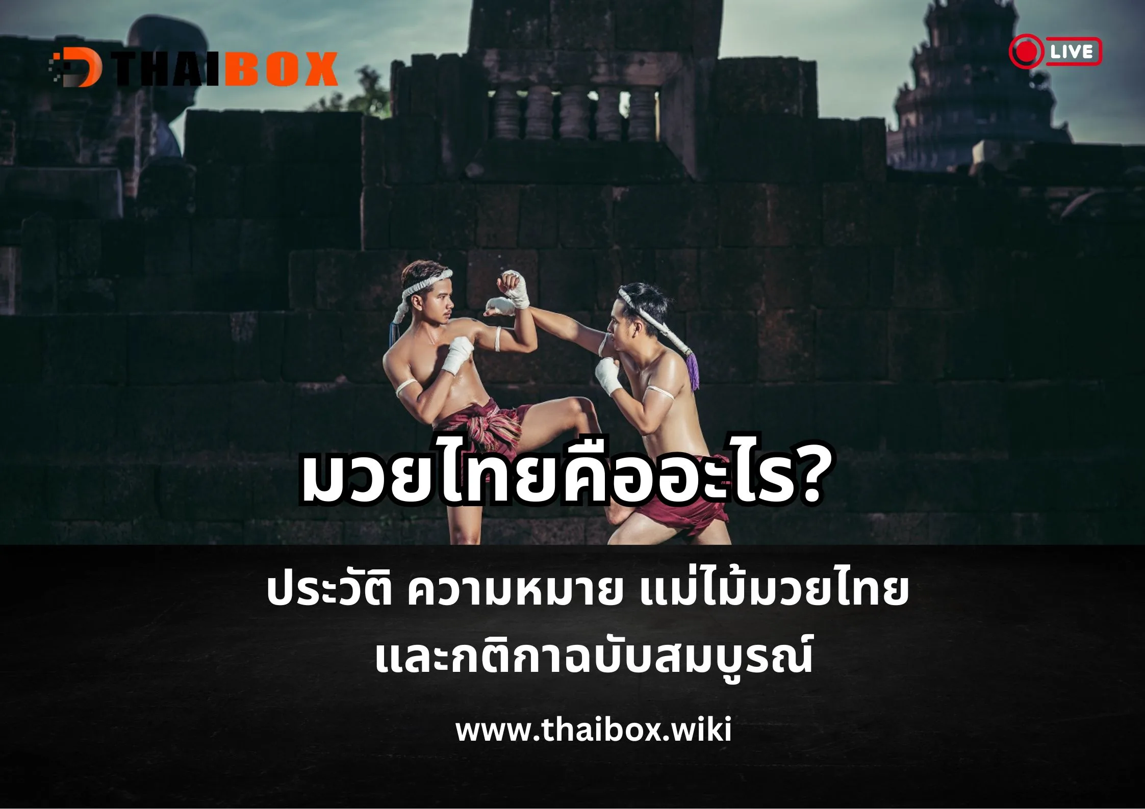 มวยไทยคืออะไร